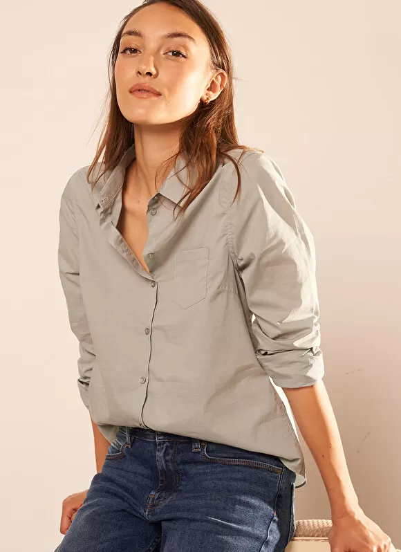 Hot Sud Express Chemise Classique Amande Cortaline
