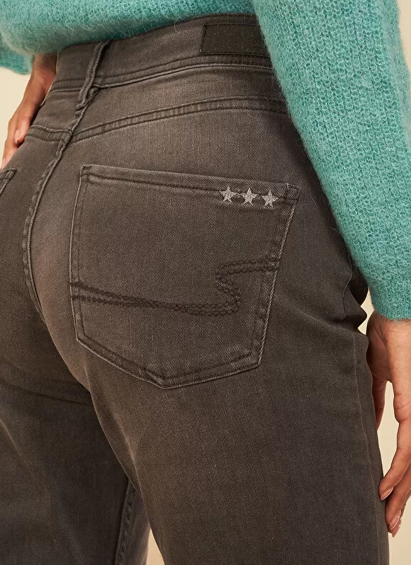 Shop Sud Express Jean Boyfriend A Cinq Poches Grey Stone Ben