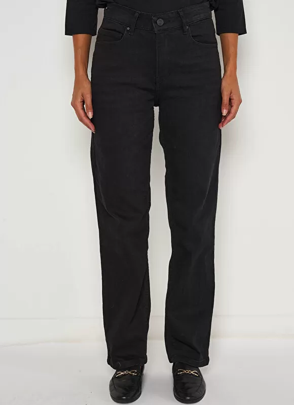 Sale Sud Express Jean Taille Haute Cinq Poches Black Stone Debby