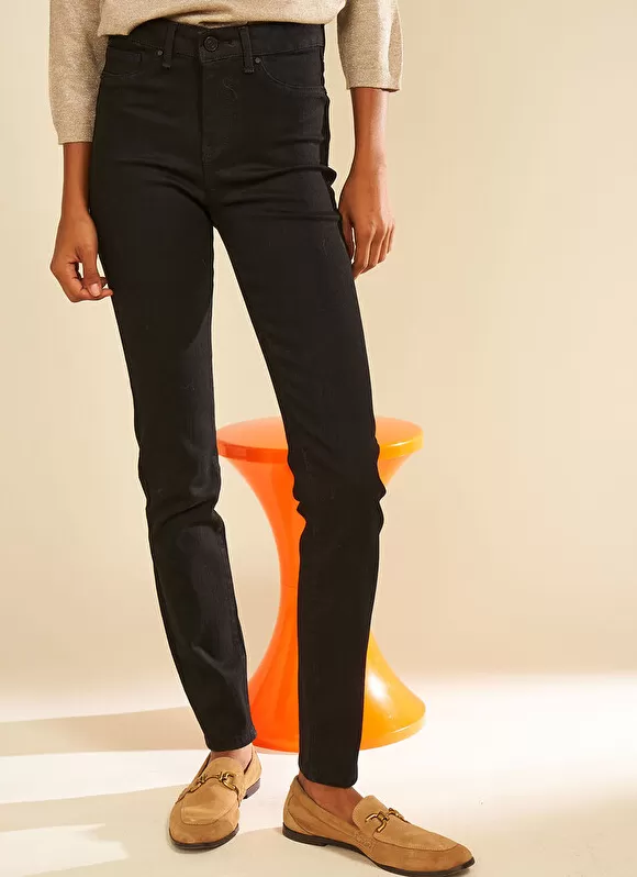 Discount Sud Express Jegging A Taille Medium Noir Jenny