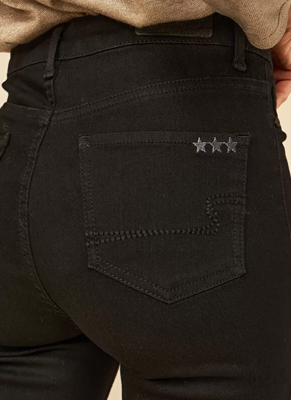 Discount Sud Express Jegging A Taille Medium Noir Jenny