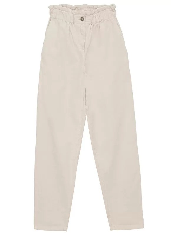 Discount Sud Express Pantalon En Velours Cotele, Coupe Carotte Pierre Parah