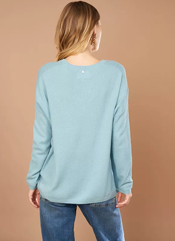 Hot Sud Express Pull Au Volume Oversize Et A Manches Longues Pres Du Corps Orage Monjoe